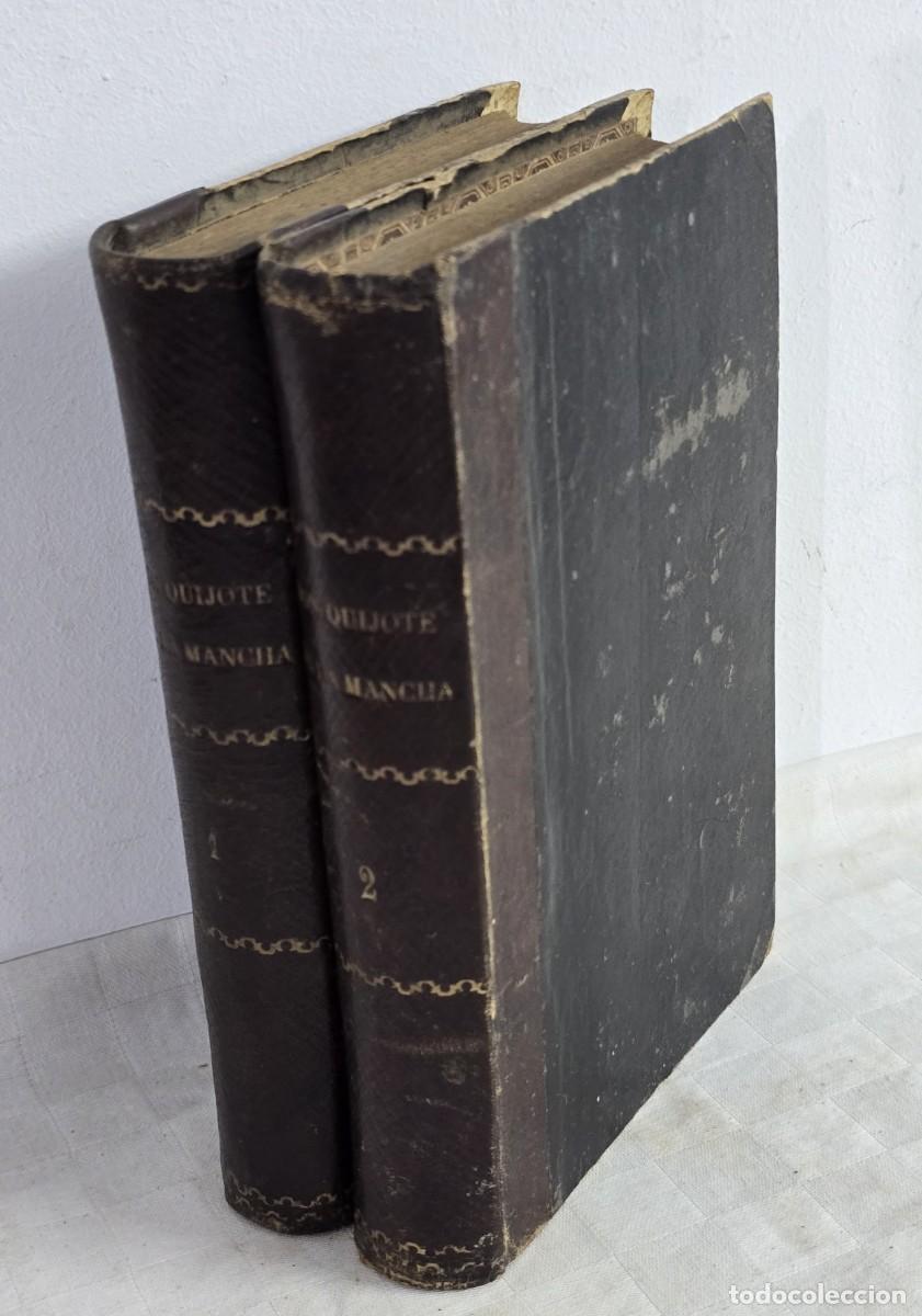 Libros de segunda mano: Tomo I y II - Don Quijote De La Mancha. Compuesto Por Miguel De Cervantes Saavedra. 1901.