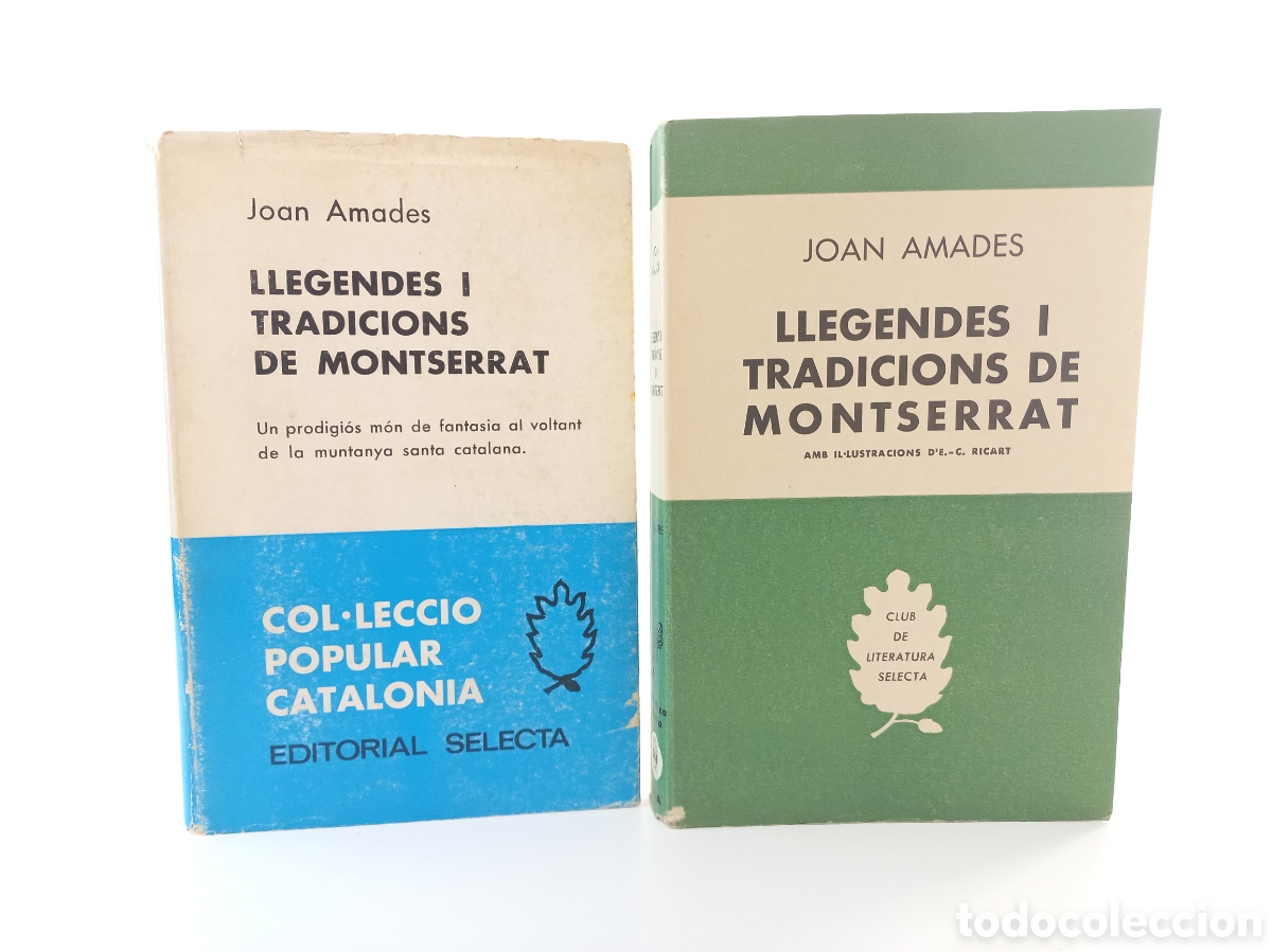 Libros de segunda mano: Llegendes i tradicions de Montserrat. Joan Amades. Selecta, primera edici&oacute;n, 1959. Catal&aacute;n.