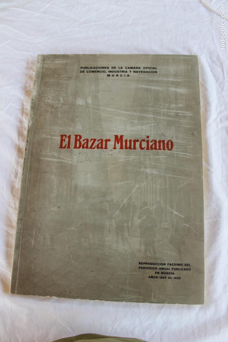 Libros de segunda mano: EL BAZAR MURCIANO FACSIMIL 36 NUMEROS DE 1892 A 1929
