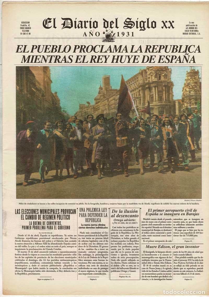 Libros de segunda mano: El Diario del Siglo XX. A&ntilde;o 1931