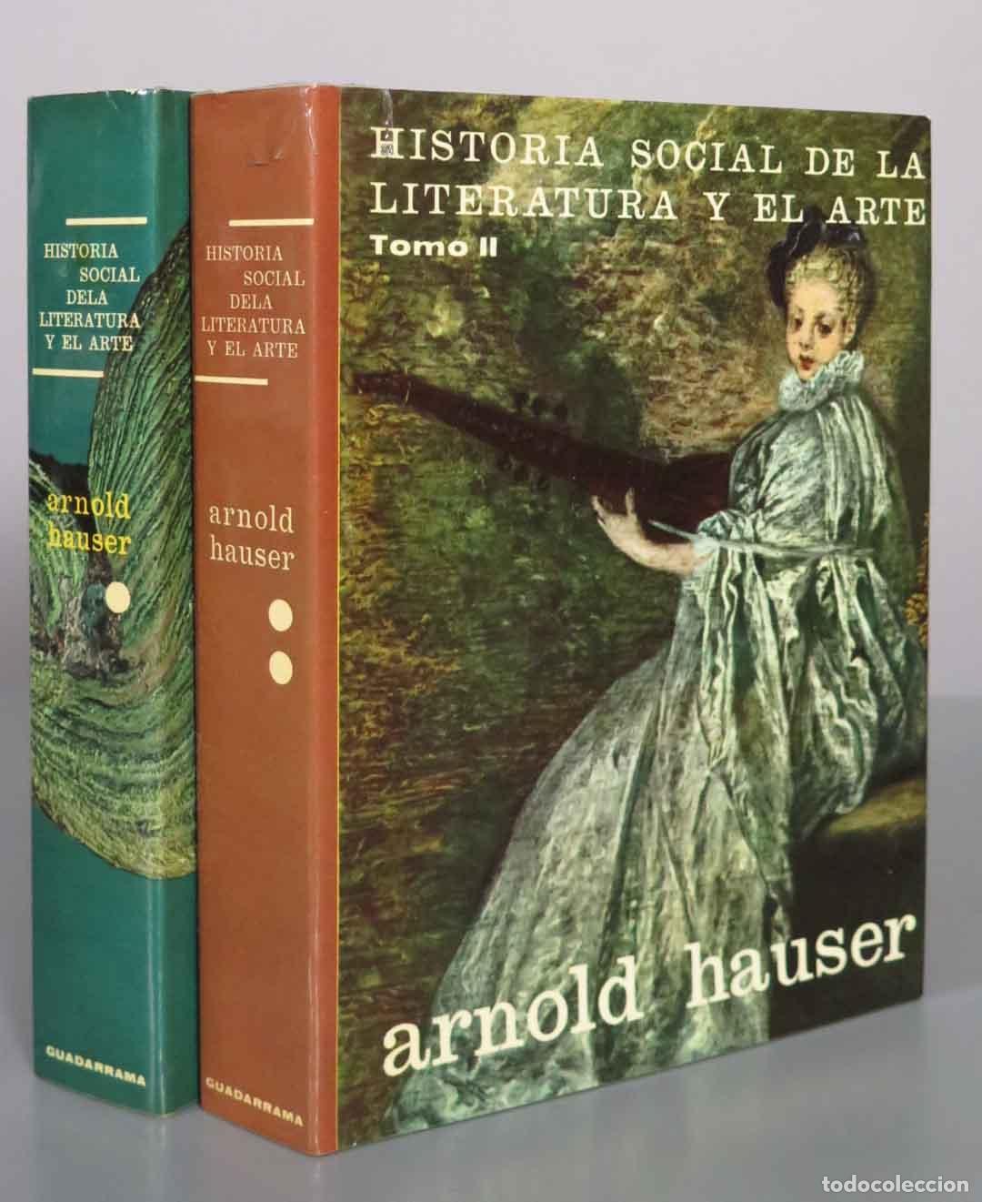 Libros de segunda mano: Historia social de la literatura y el arte - Arnold Hauser 2 TOMOS