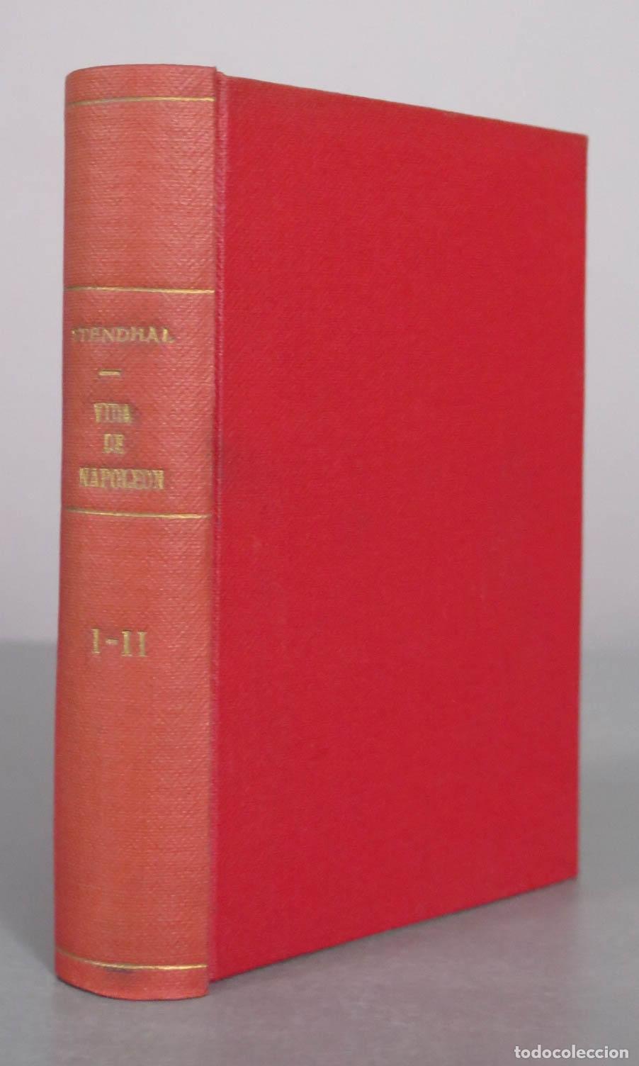 Libros de segunda mano: Vida de Napole&oacute;n - Stendhal 1940 2 TOMOS