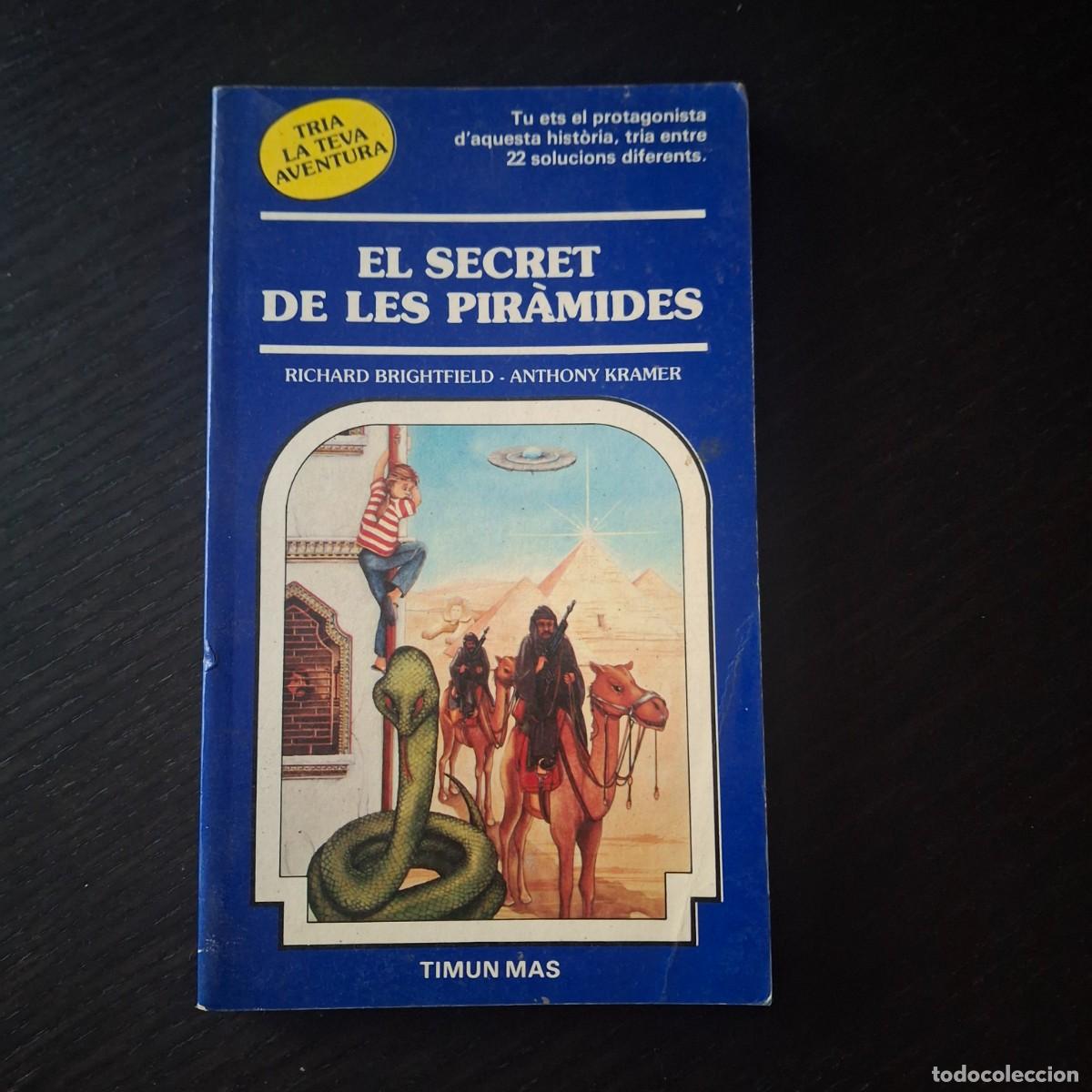 Libros de segunda mano: TIMUN MAS TRIA LA TEVA AVENTURA N&ordm; 12 - EL SECRET DE LES PIRAMIDES - ELIGE TU PROPIA CATALAN