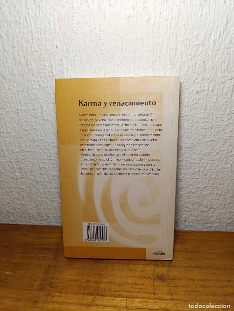 Libros de segunda mano: Karma y renacimiento - Wilhelm Halbfass 2001 - Foto 3