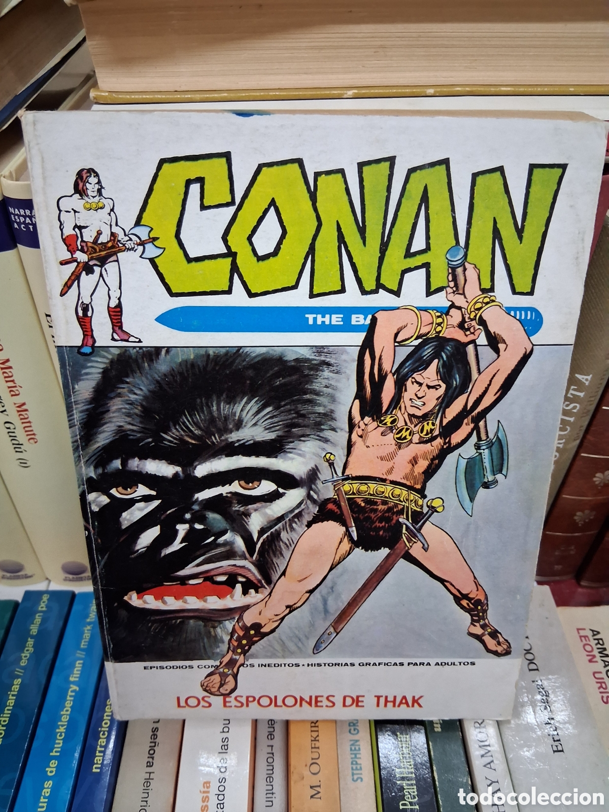 Libros de segunda mano: Conan the barbarian - Los espolones de Thak 6 - el barbaro 1972 Ediciones vertice