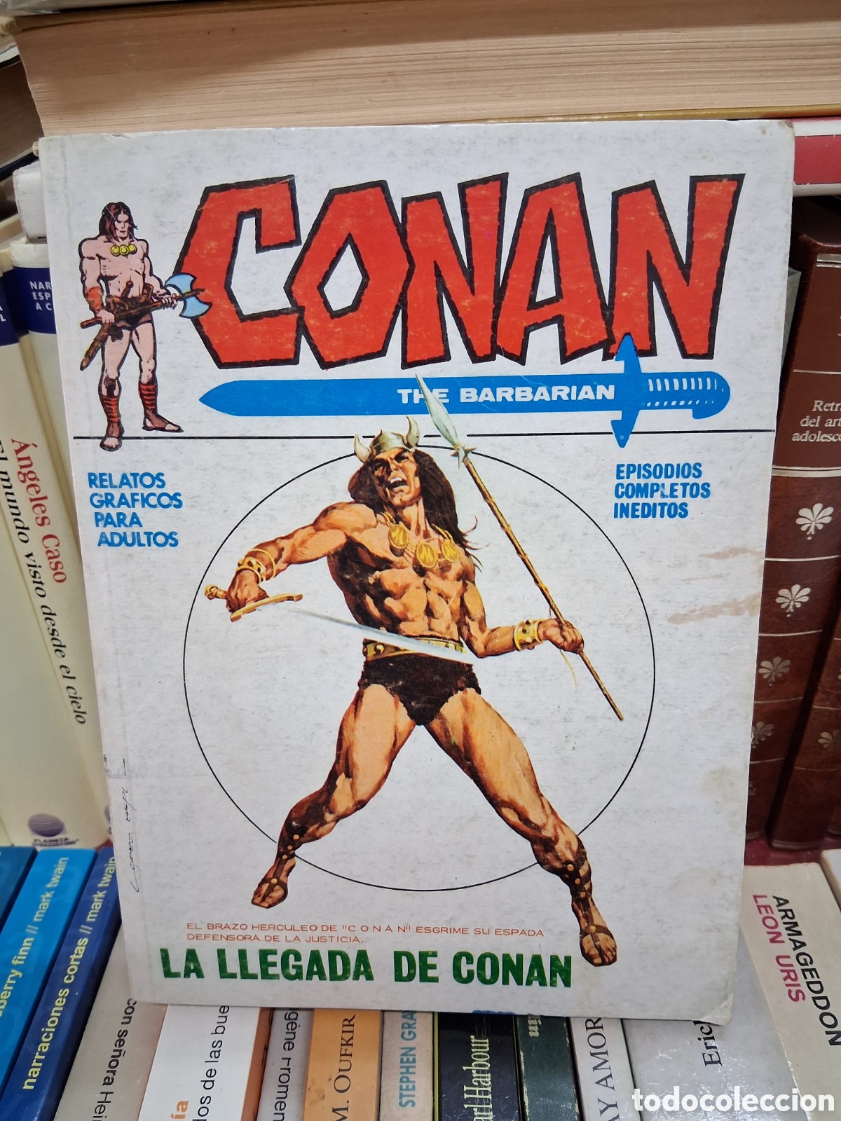 Libros de segunda mano: Conan the barbarian - La llegada de Conan 1 - el barbaro 1972 Ediciones vertice