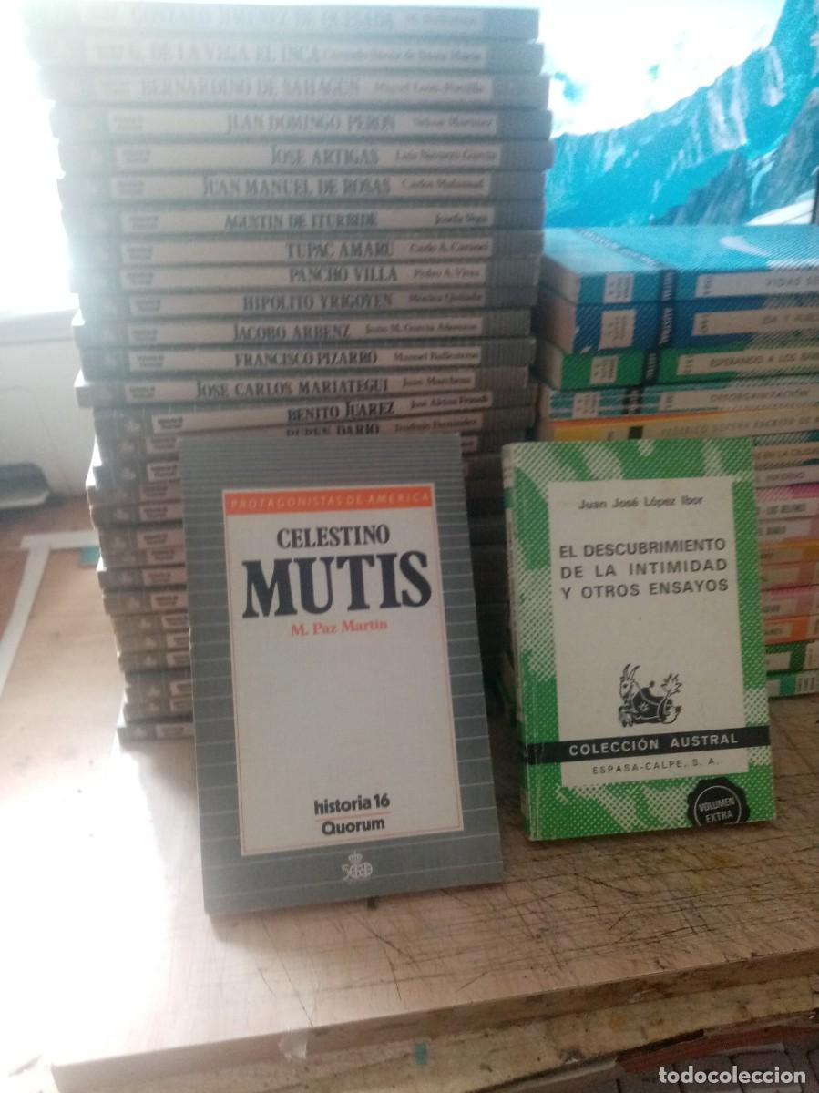 Libros de segunda mano: LOTE DE 45 LIBROS 16 COLECCION AUSTRAL Y 29 HISTORIA 16 QUORUM PROTAGONISTA DE AMERICA