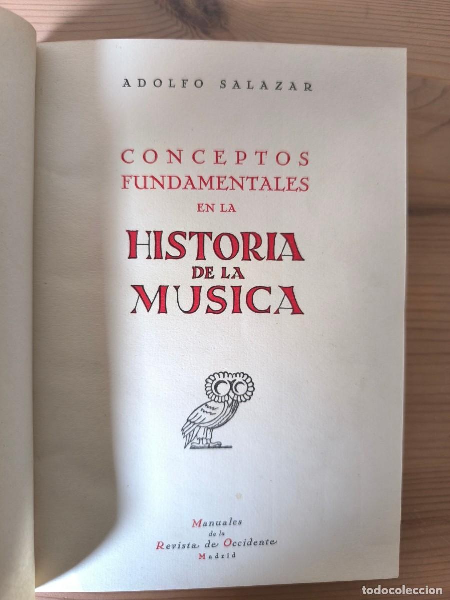 Libros de segunda mano: Conceptos fundamentales en la historia de la m&uacute;sica