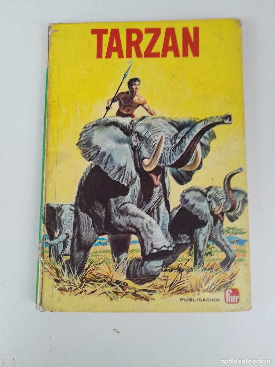 Libros de segunda mano: TARZAN Coleccion juvenil , tele-fher TARZAN Y EL REPTIL , 1967 ,editorial fher