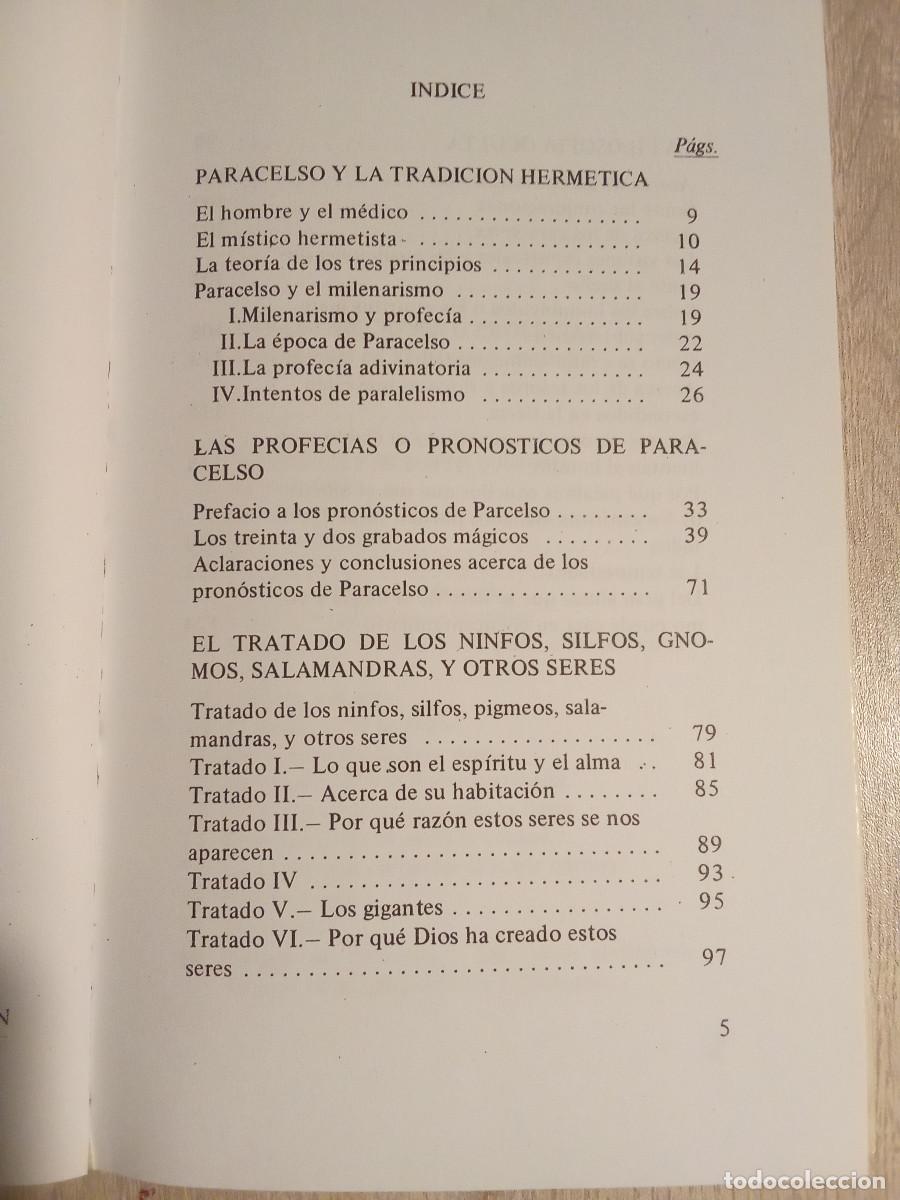 Libros de segunda mano: Paracelso - Tres tratados esot&eacute;ricos - Foto 3