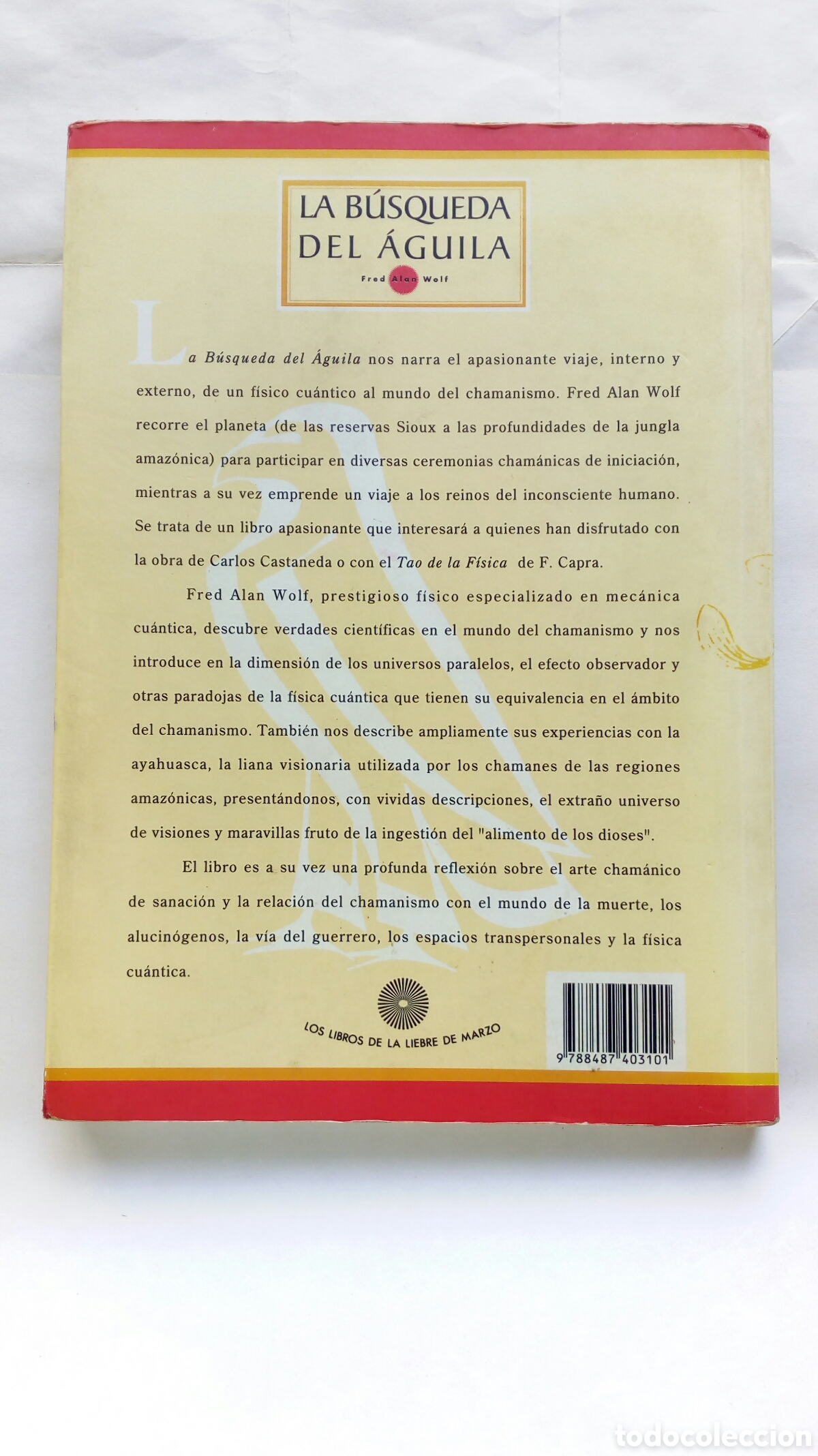 Libros de segunda mano: La b&uacute;squeda del &Aacute;guila. Fred Alan Wolf. - Foto 2