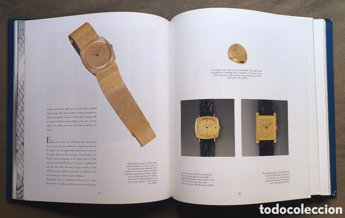 Libros de segunda mano: PIAGET WATCH BOOK RELOJ LIBRO DESCATALOGADO - Foto 9