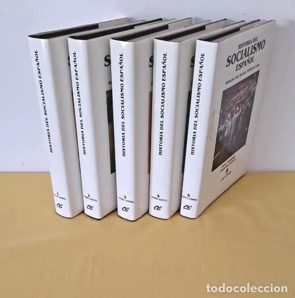 Gebrauchte B&uuml;cher: MANUEL TU&Ntilde;ON DE LARA - HISTORIA DEL SOCIALISMO ESPA&Ntilde;OL (5 TOMOS) - PRIMERA EDICI&Oacute;N 1989