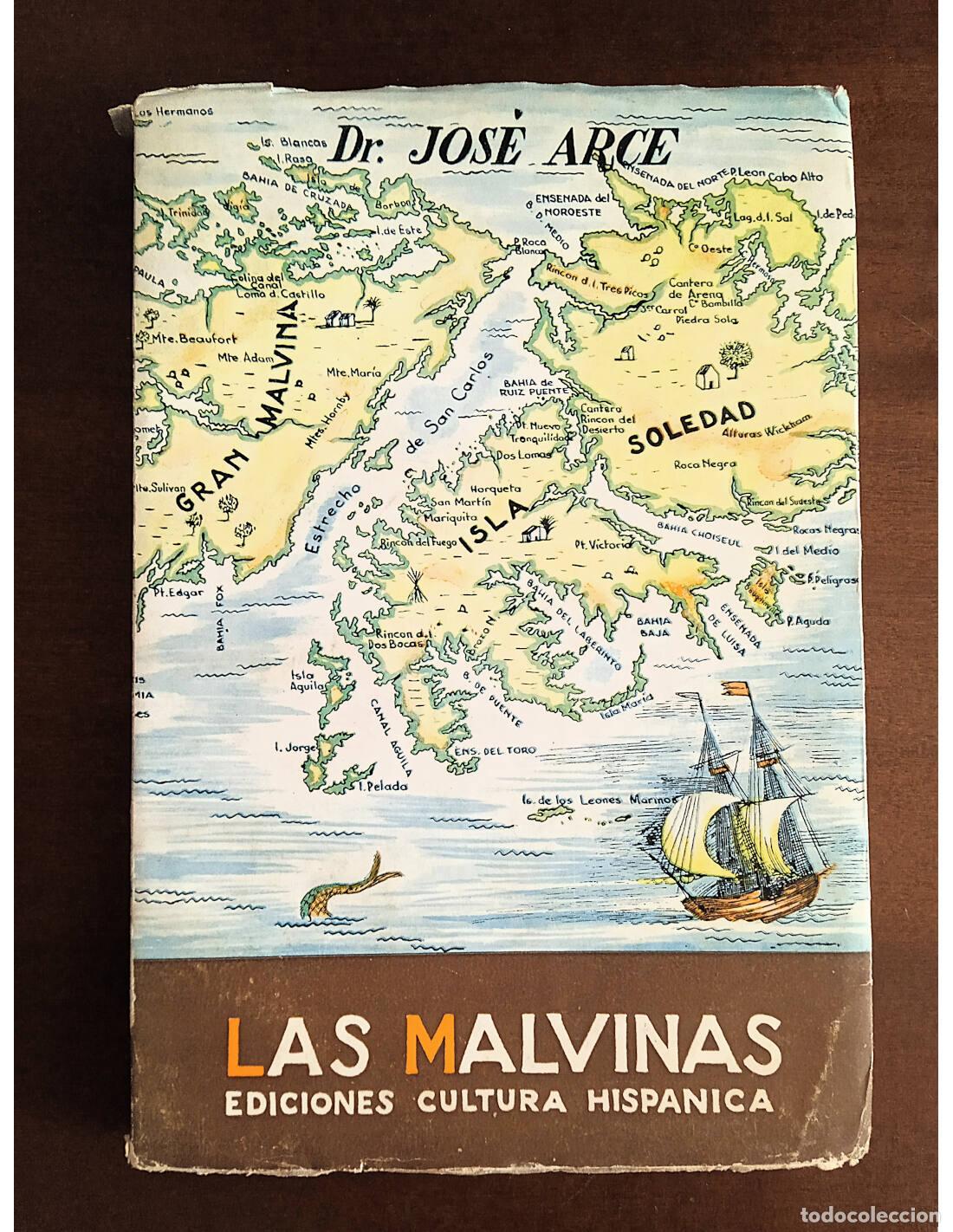 Libros de segunda mano: LAS MALVINAS. ARCE, Jos&eacute;. Ediciones del Instituto de Cultura Hisp&aacute;nica. 1950.