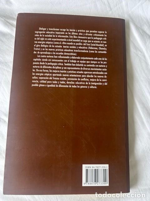 Libros de segunda mano: Dialogar y transformar -Adriana Aubert y otros- - Foto 2