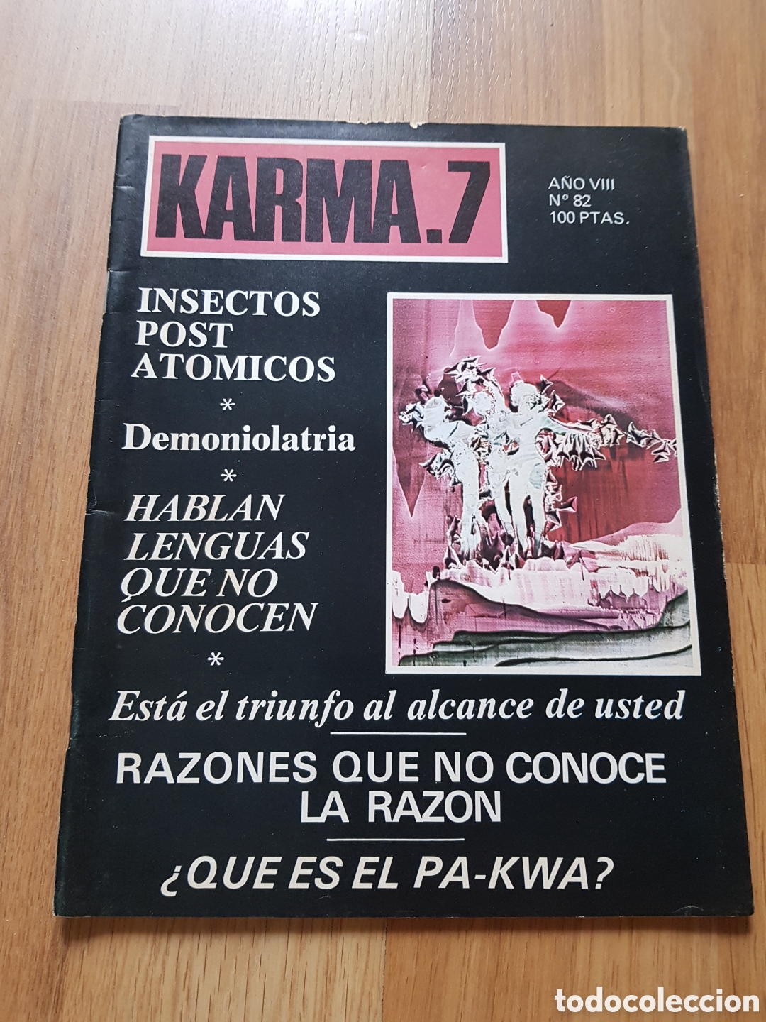 Libros de segunda mano: Revista karma 7. Demoniolatria