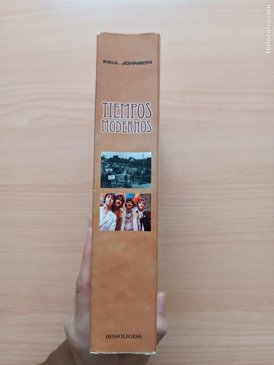 Libros de segunda mano: Tiempos modernos - Paul Johnson. Homolegens - Foto 3