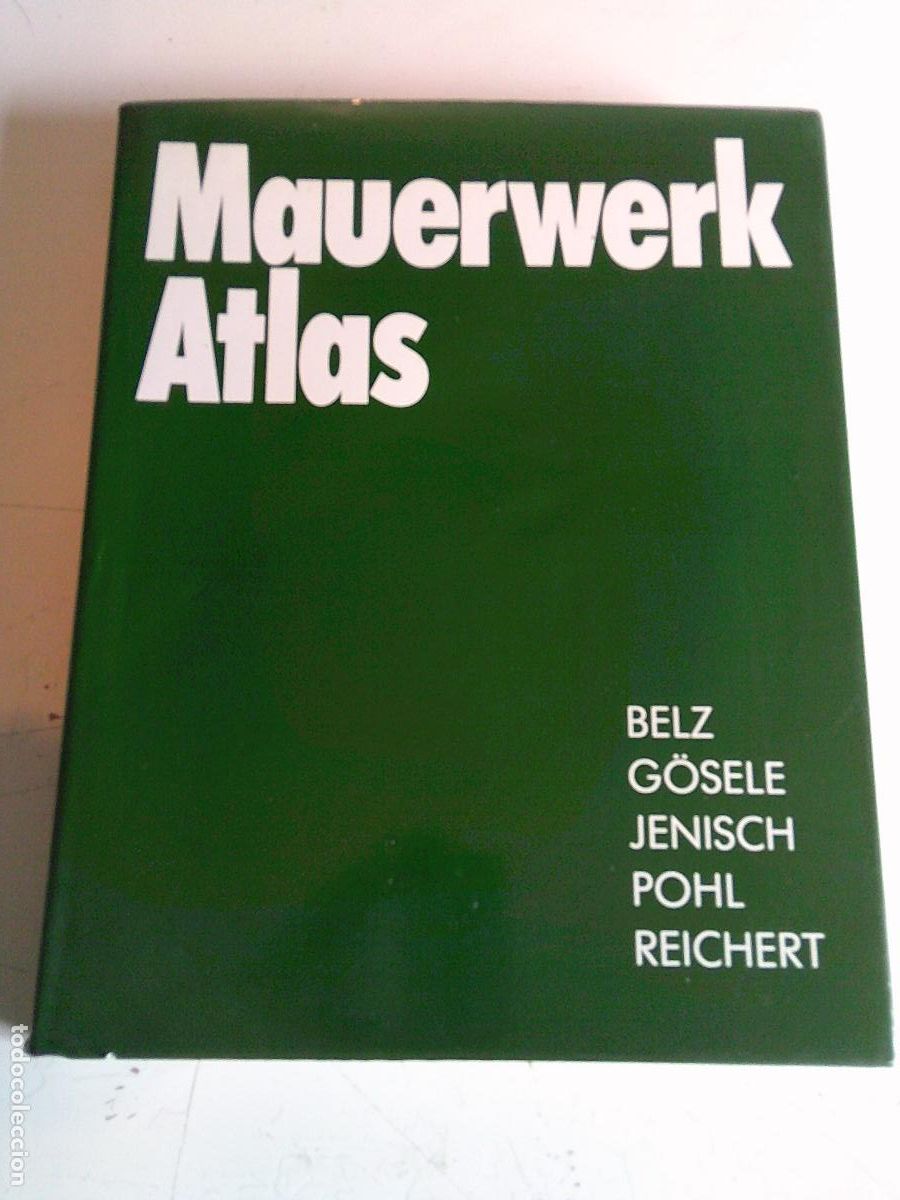 Libros de segunda mano: Atlas Mauerwerk Construcci&oacute;n en Alem&aacute;n