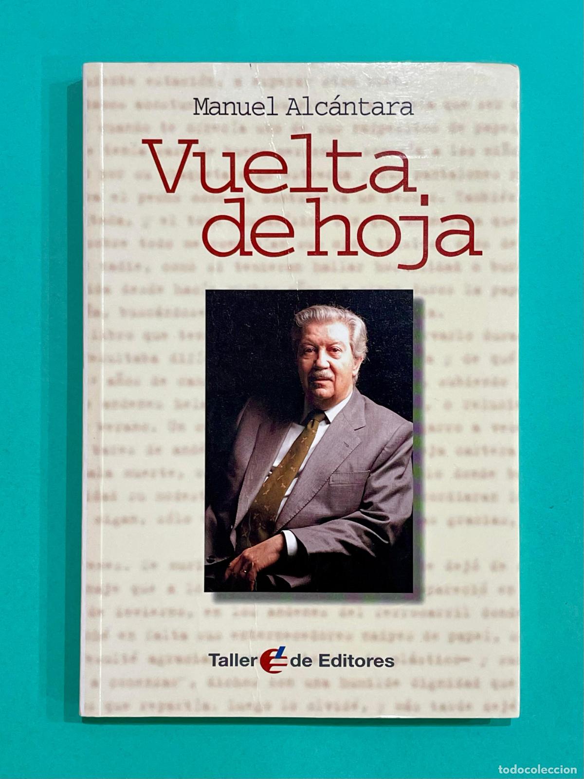 Libros de segunda mano: VUELTA DE HOJA - Manuel Alc&aacute;ntara - TALLER DE EDITORES - Foto 1