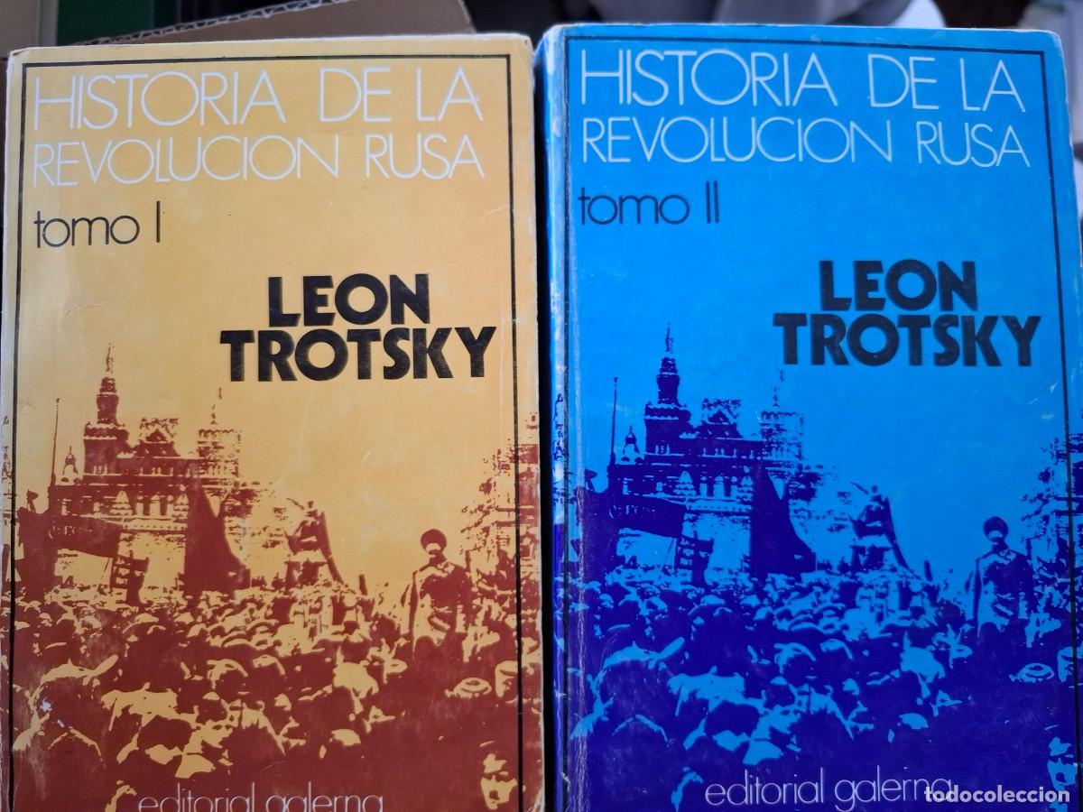Libros de segunda mano: historia de la revoluci&oacute;n rusa 2 tomos Le&oacute;n Trotsky - Foto 1