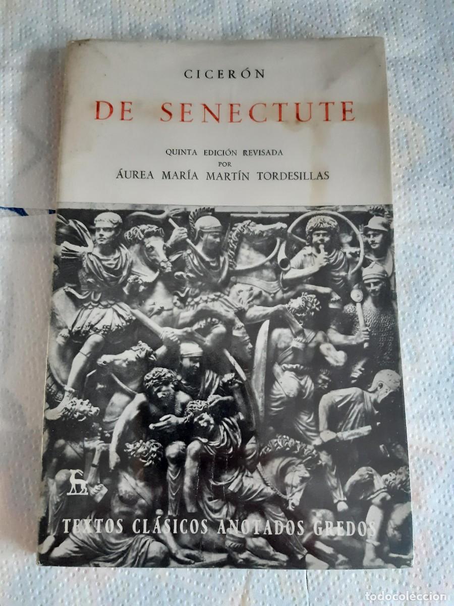 Libros de segunda mano: De senectute - Ciceron - Foto 2