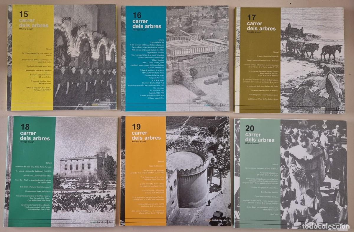 Libros de segunda mano: Carrer dels arbres. Revista anuari 15 a 20