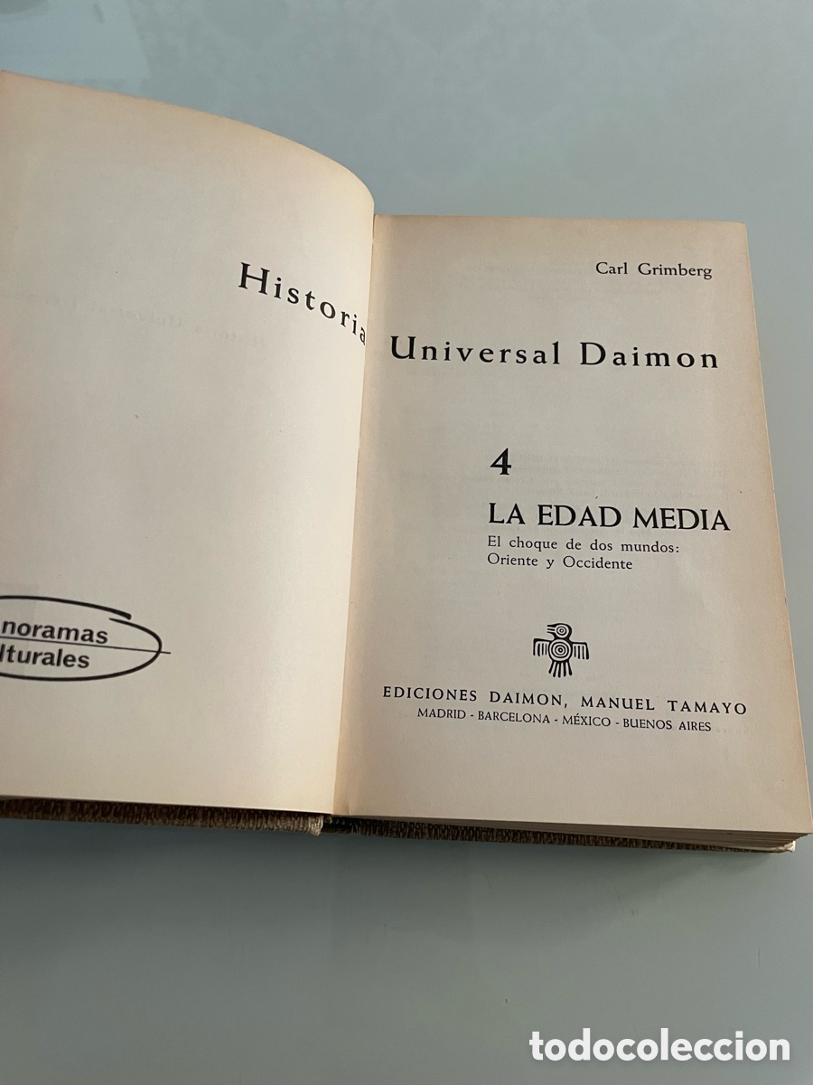 Libros de segunda mano: La Edad Media. Carl Grimberg. Ediciones Daimon. Primera Edicion 1966 - Foto 5
