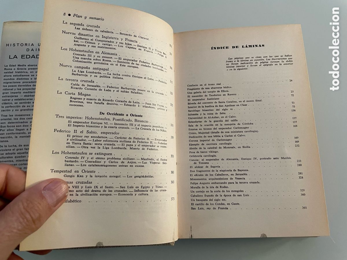 Libros de segunda mano: La Edad Media. Carl Grimberg. Ediciones Daimon. Primera Edicion 1966 - Foto 9