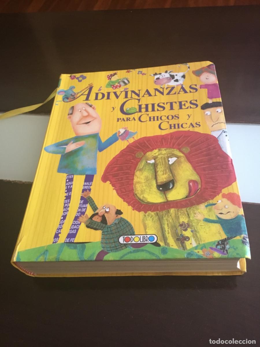 Libros de segunda mano: Libro, adivinanzas y chistes para chicos y chicas