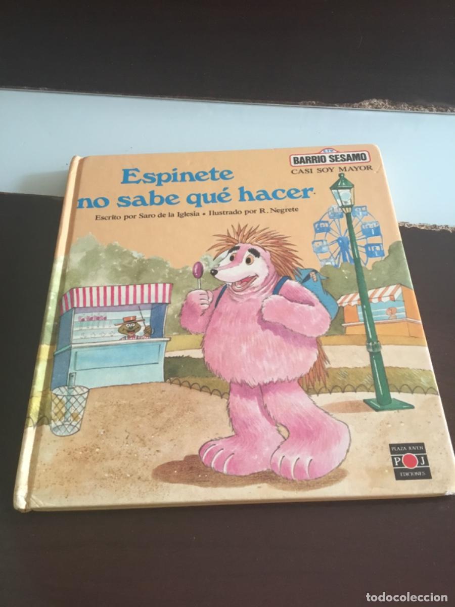Libros de segunda mano: Libro Barrio s&eacute;samo espinete no sabe qu&eacute; hacer