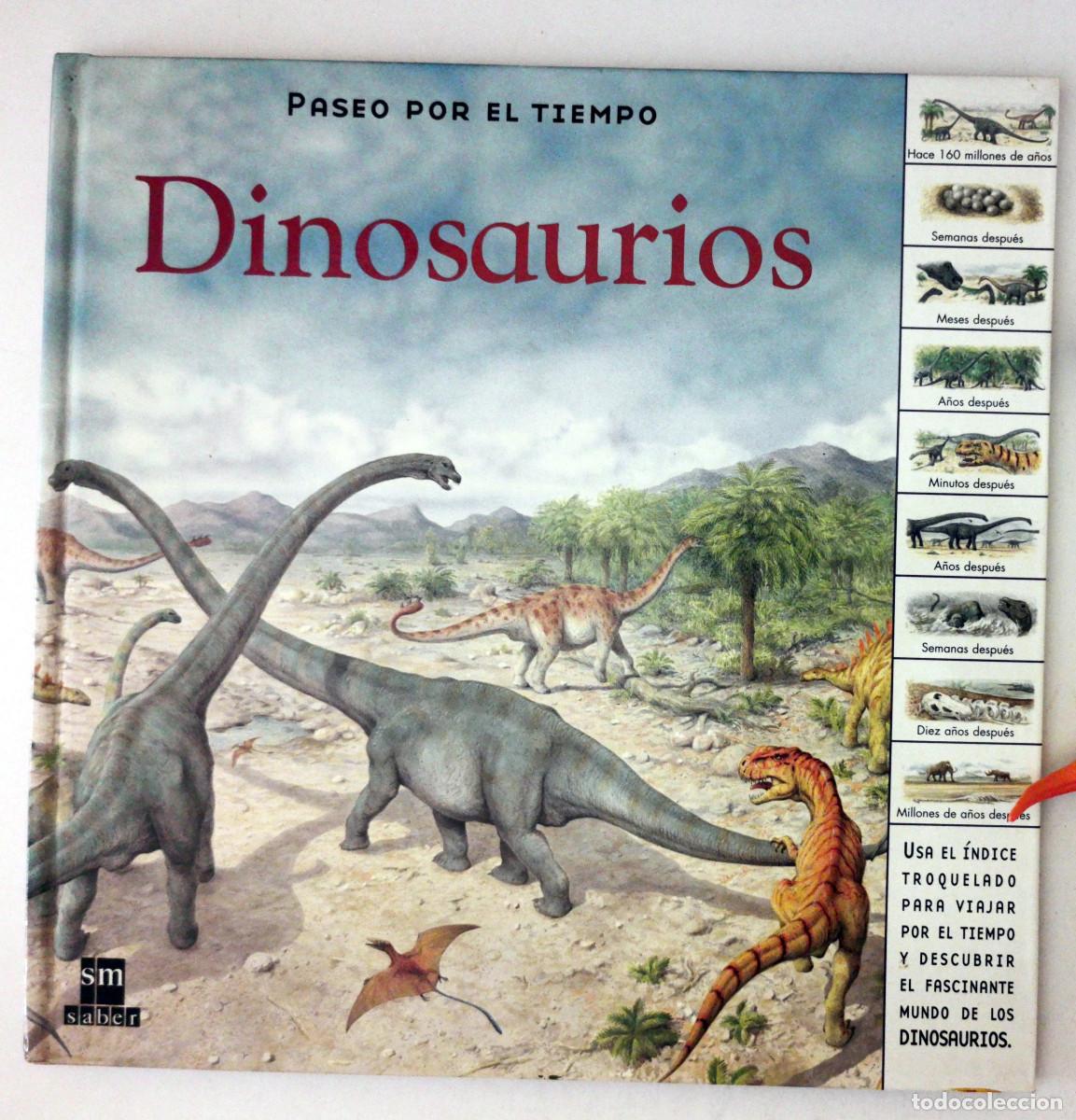 Libros de segunda mano: Paseo por el tiempo. Dinosaurios SM Saber.