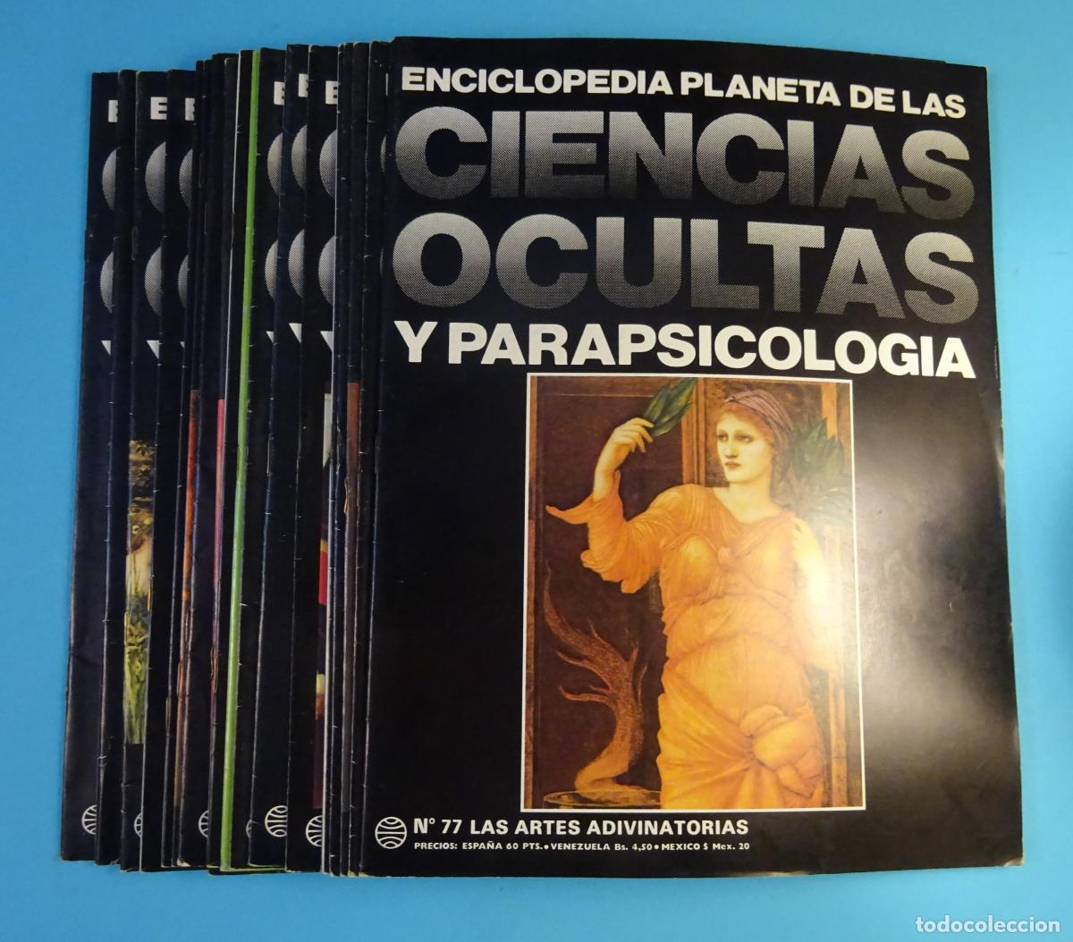 Libros de segunda mano: LOTE 22 FASC&Iacute;CULOS ENCICLOPEDIA PLANETA DE LAS CIENCIAS OCULTAS Y PARAPSICOLOG&Iacute;A