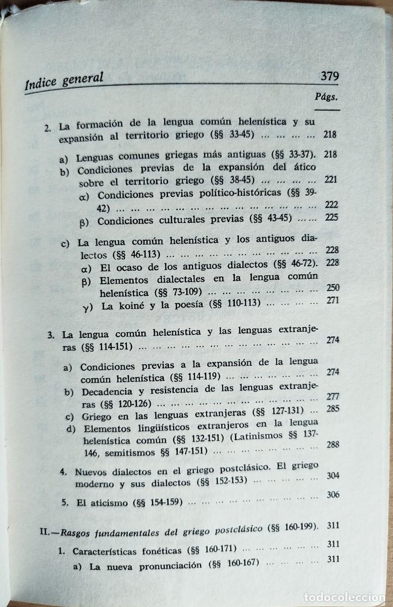 Libros de segunda mano: Historia de la lengua griega - Foto 7
