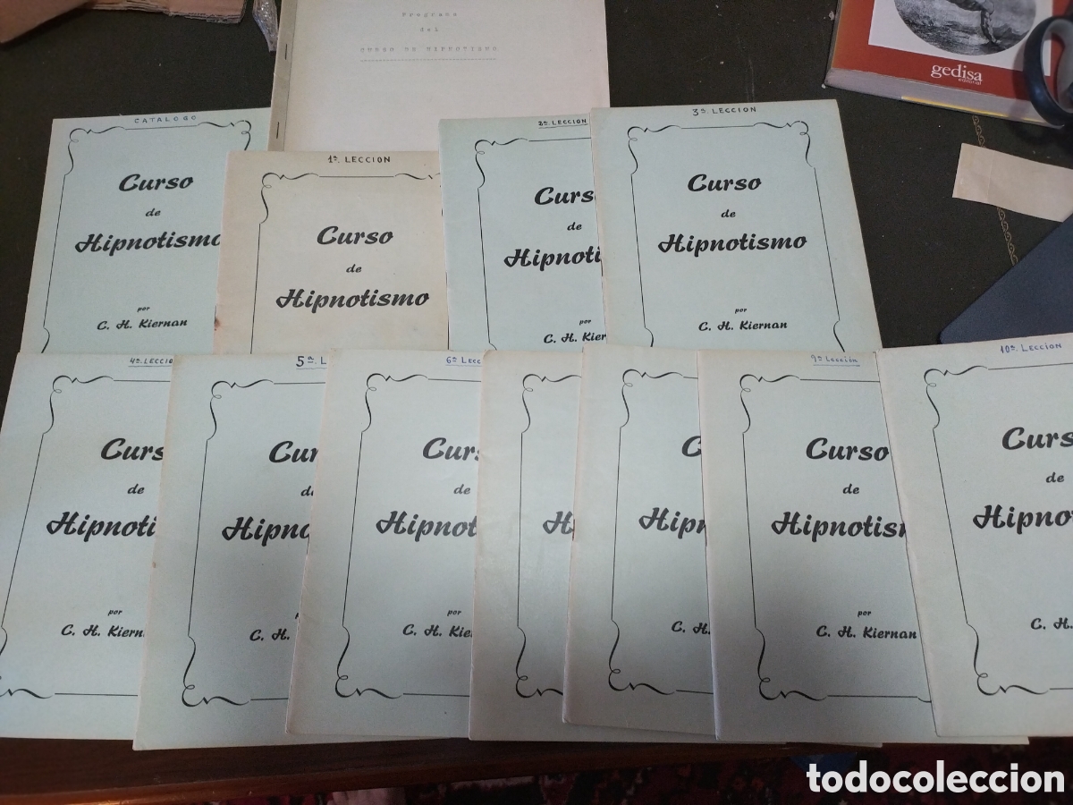 Libros de segunda mano: Curso de hipnotismo. C.H. Kiernan. Diez lecciones y programa