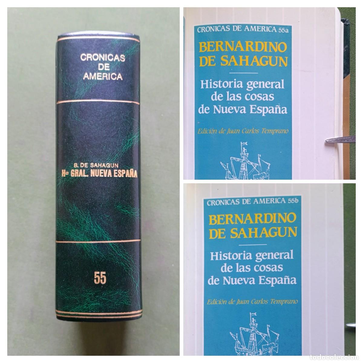 Libros de segunda mano: HISTORIA GENERAL DE LAS COSAS DE NUEVA ESPA&Ntilde;A - BERNARDINO DE SAHAGUN - JUAN CARLOS TEMPRANO - D20.