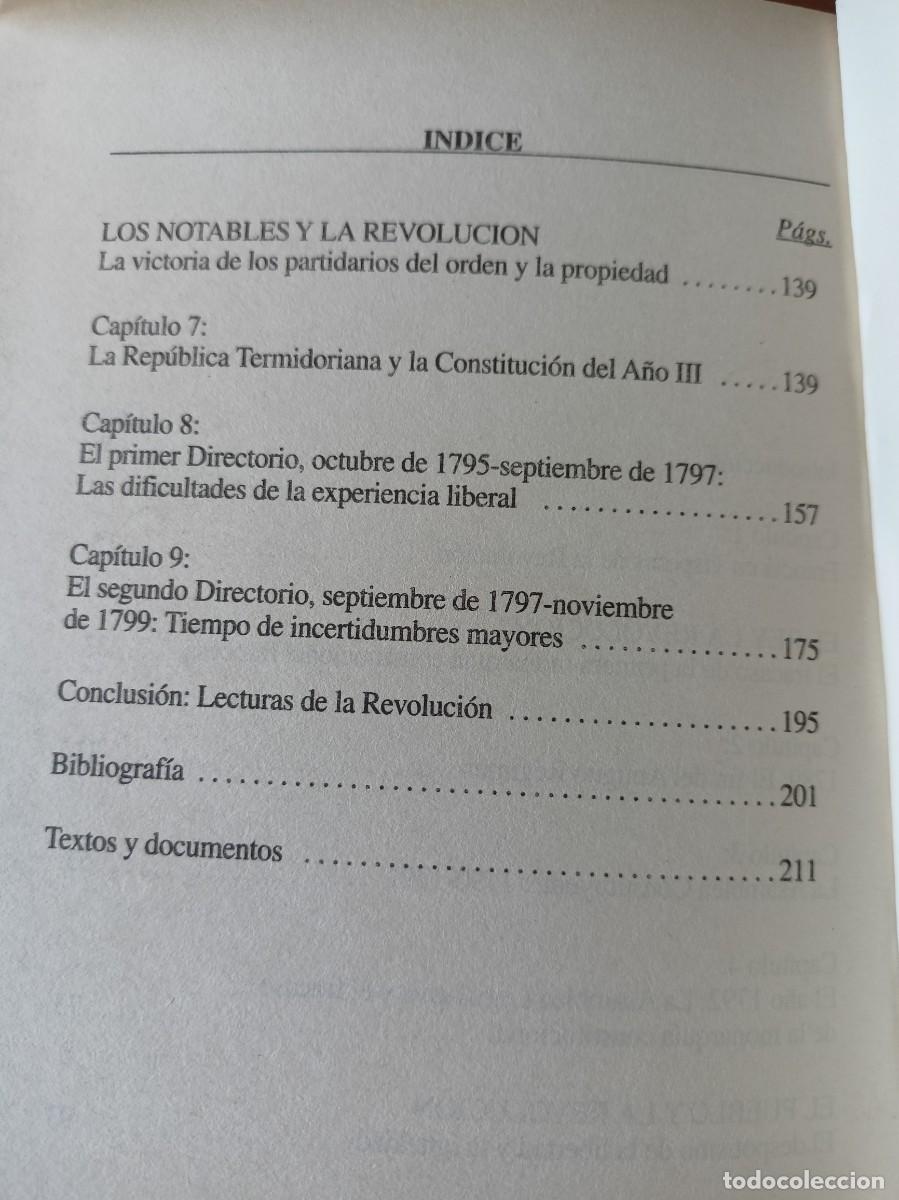 Libros de segunda mano: La Revoluci&oacute;n Francesa - Jean-Pierre Bois - Foto 4