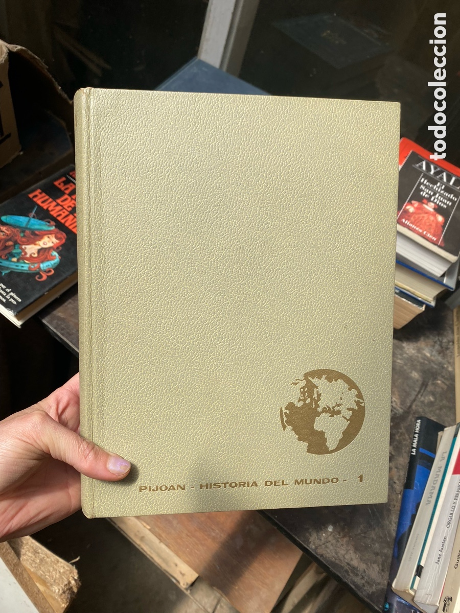 Libros de segunda mano: &rdquo;Historia del Mundo&rdquo; 1 de Jos&eacute; Pijo&aacute;n, edici&oacute;n cl&aacute;sica de Salvat (1968).
