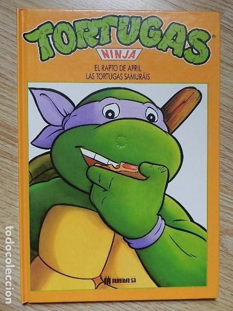 Libros de segunda mano: Tortugas ninja El rapto de April y Las tortugas samur&aacute;is Multilibro a&ntilde;o 1991