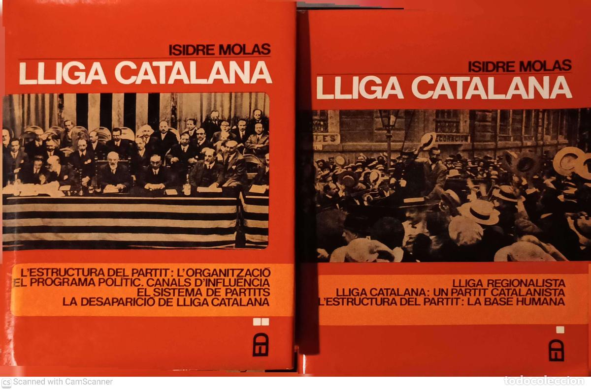 Libros de segunda mano: Lliga catalana 1 i 2 - Isidre Molas - Foto 1
