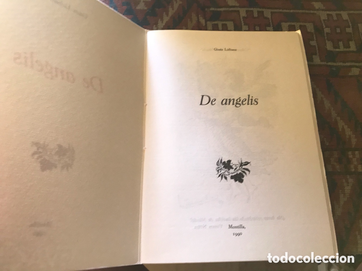 Libros de segunda mano: De angelis. Gin&eacute;s Li&eacute;bana. Colecci&oacute;n laureles del munda n&ordm; 5. Montilla 1990