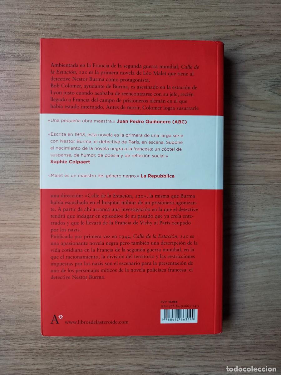 Libros de segunda mano: L&eacute;o Malet - Calle de la estaci&oacute;n, 120 - Foto 2