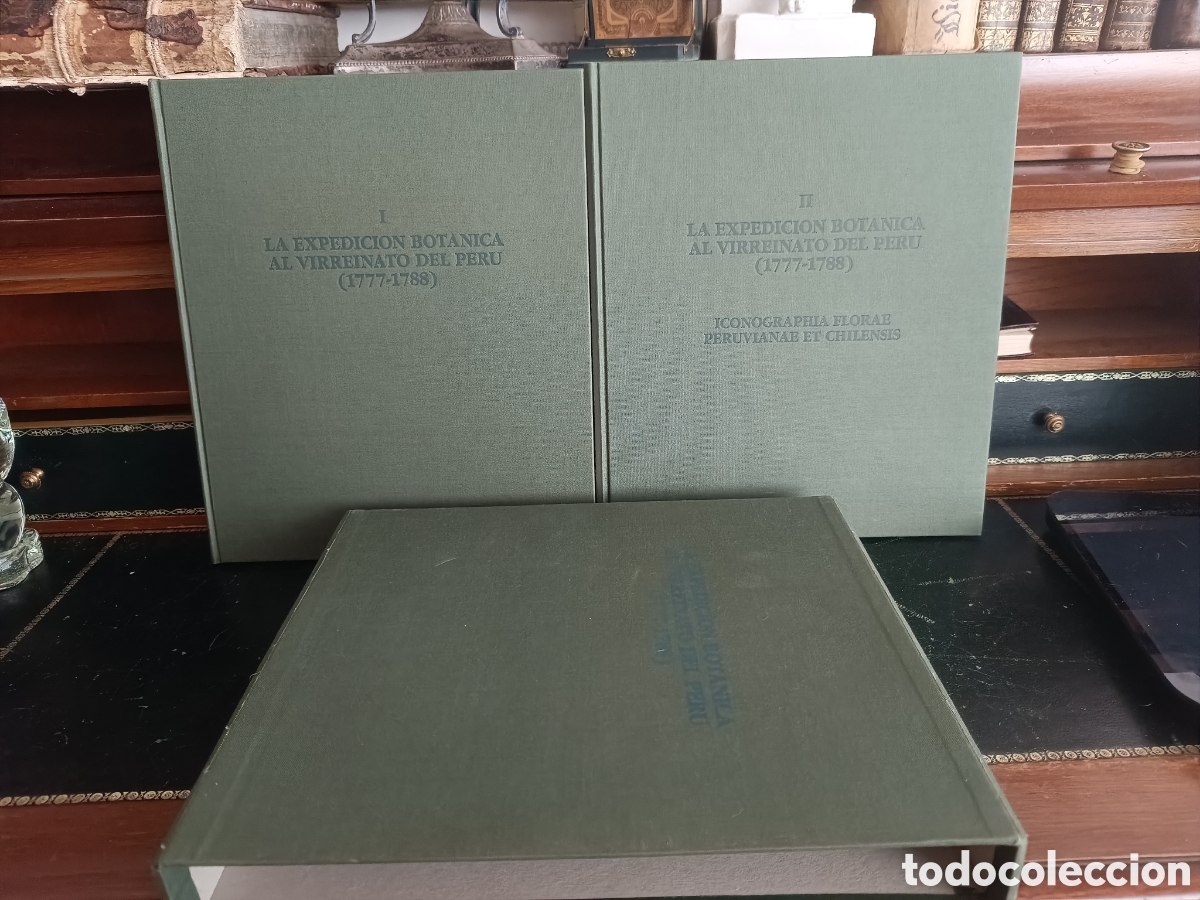 Libros de segunda mano: LA EXPEDICI&Oacute;N BOT&Aacute;NICA AL VIRREINATO DEL PER&Uacute; 1777.1788. OBRA COMPLETA 2 TOMOS LUNWERG 1988