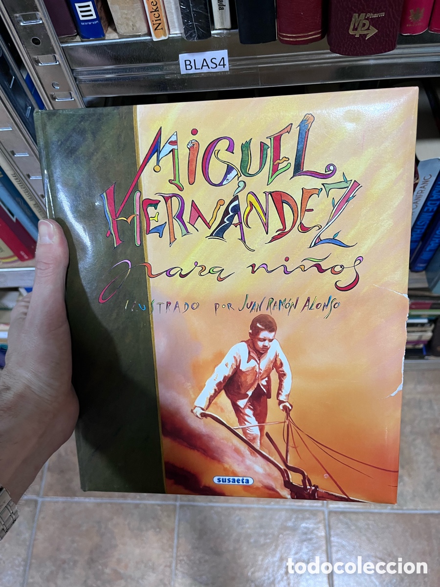Libros de segunda mano: Blas4 Miguel Hern&aacute;ndez Lara ni&ntilde;os. Ilustrado por Juan Ram&oacute;n Alonso. Susaeta.