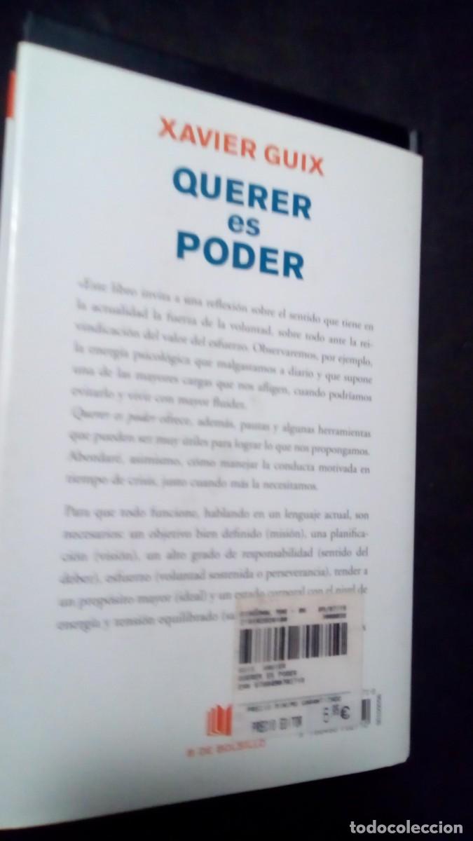 Libros de segunda mano: QUERER ES PODER-XAVIER GUIX - Foto 2