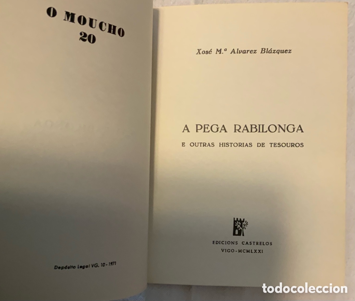 Libros de segunda mano: A Pega Rabilonga. Xos&eacute; M Alvarez - Foto 3