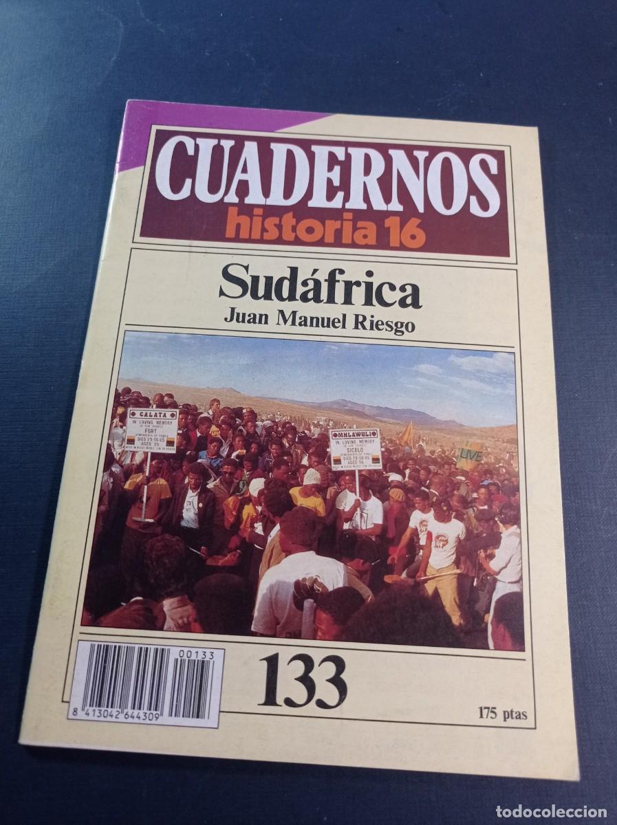 Libros de segunda mano: SUD&Aacute;FRICA. JUAN MANUEL RIESGO. Cuadernos de Historia 16, n&ordm; 133. APARTHEID. GRAN TRECK. +++