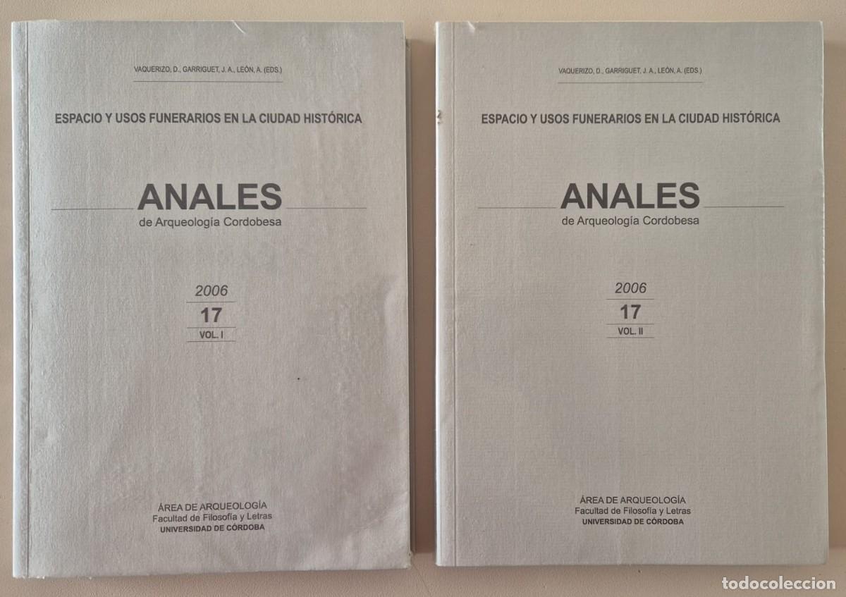 Libros de segunda mano: Anales de Arqueolog&iacute;a Cordobesa - 2006 17 (2 tomos)
