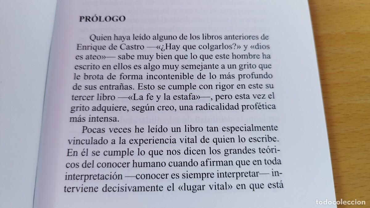 Libros de segunda mano: LA FE Y LA ESTAFA / ENRIQUE DE CASTRO / KARA 73 / EDICIONES DEL QUILOMBO - Foto 10