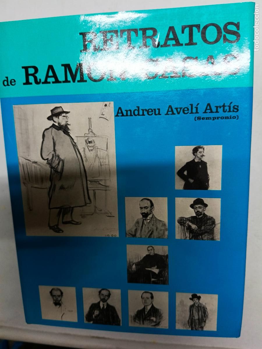 Libros de segunda mano: Andreu Aveli Artis, Retratos de Ramon Casas , Ed Pol&iacute;grafo,1971