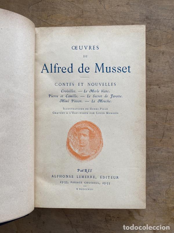 Libros de segunda mano: Contes et nouvelles - De Musset Alfred - Foto 2